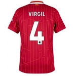 Новая футболка Ливерпуль 2024-2025 (основная) Виргил Ван Дейк. Шорты в подарок!